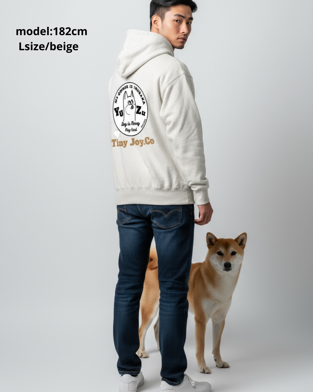 名入れ✖️ペットジップアップフーディ(○サークルデザイン)ユニセックスS~XXL