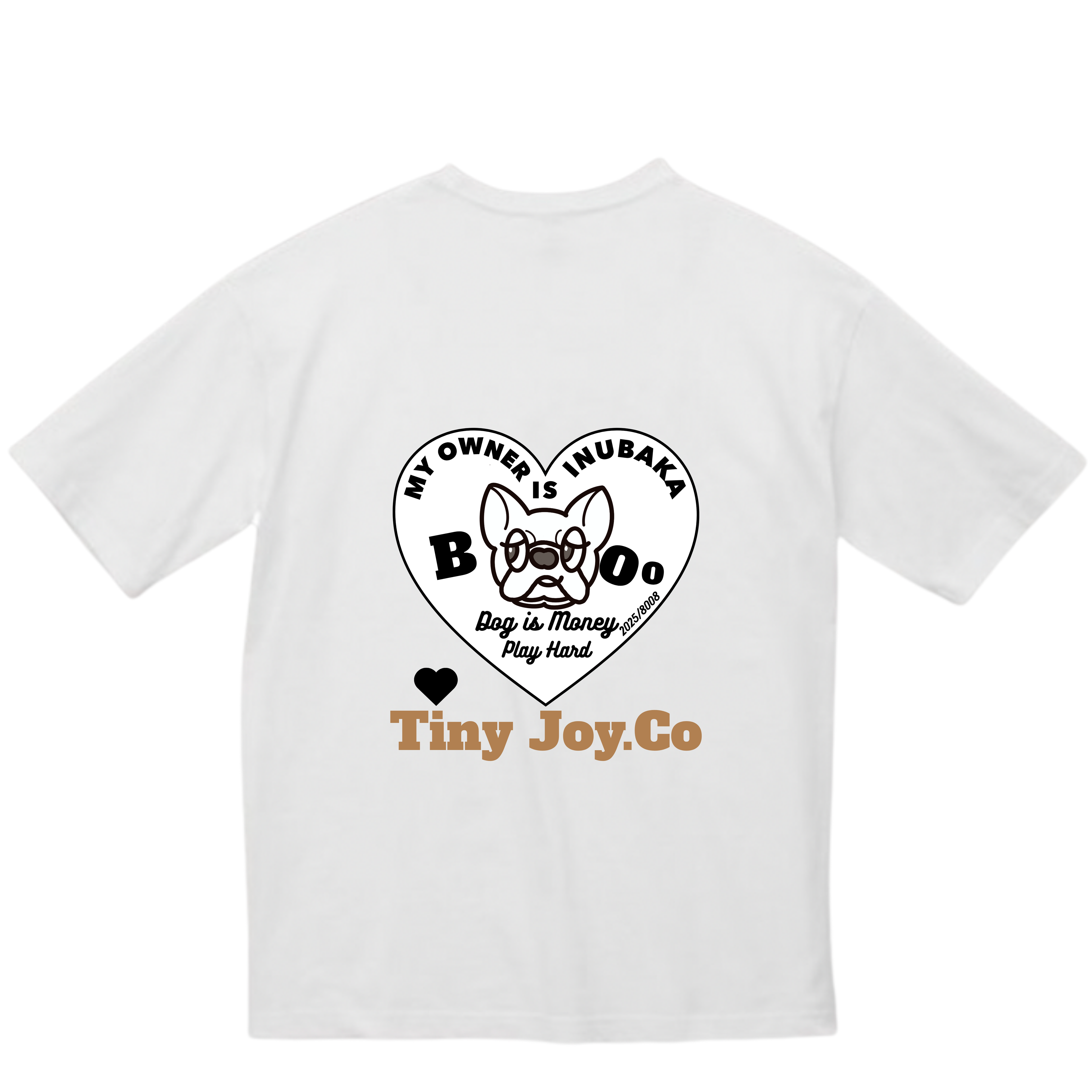 back♡ver./MY PETオリジナルを作るDAILY T-SHIRT(ユニセックス)