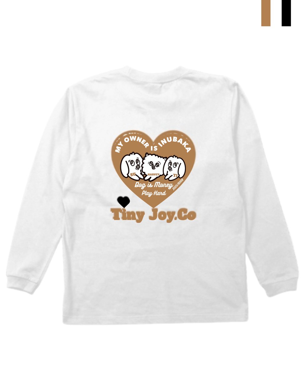 back♡ver./MY PETオリジナルを作るLong/T-SHIRT(ユニセックス)