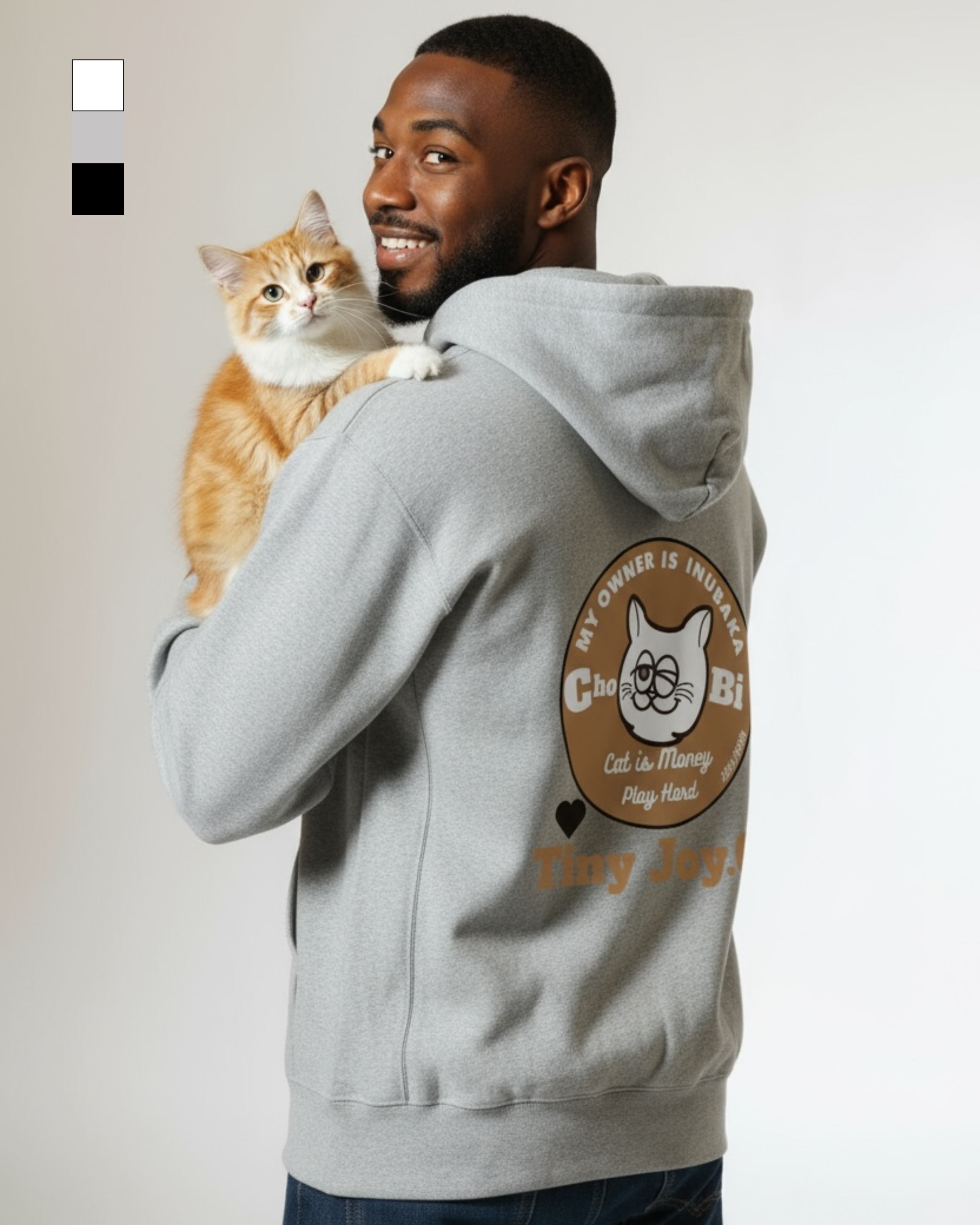 名入れ✖️ペットHEAVYフーディ（サークルデザイン）ユニセックスS〜XXL