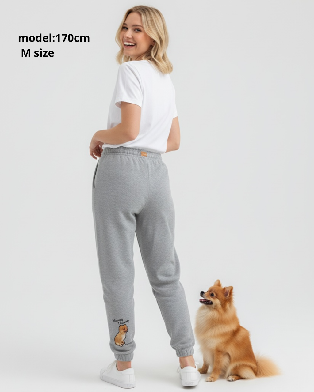 名入れ✖️ペットデザイン　スエットパンツ(アンクルデザイン)ユニセックスS~3XL