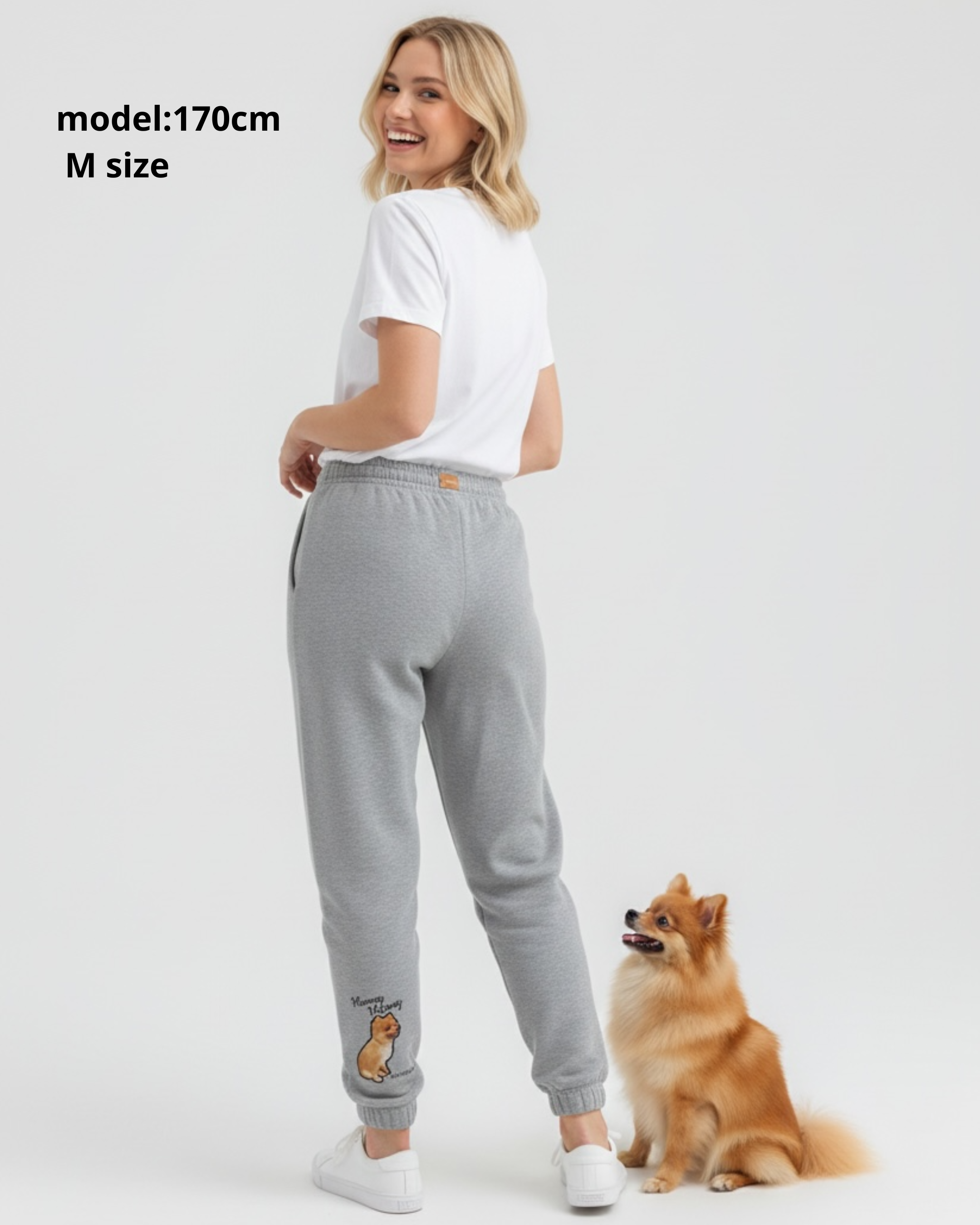 名入れ✖️ペットデザイン　スエットパンツ(アンクルデザイン)ユニセックスS~3XL