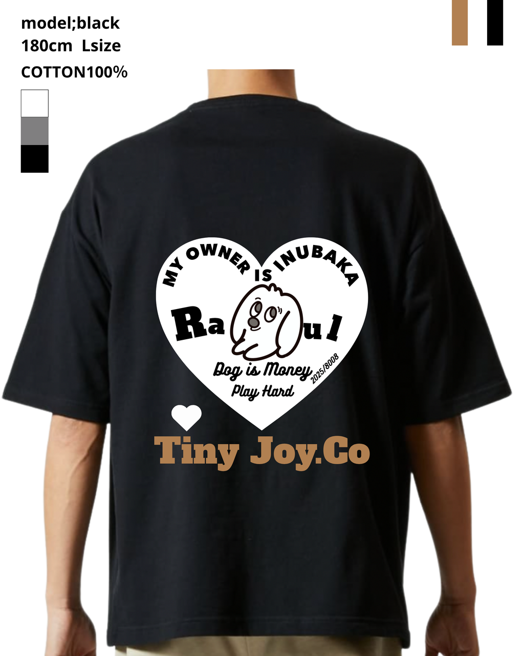 back♡ver./MY PETオリジナルを作るDAILY T-SHIRT(ユニセックス)