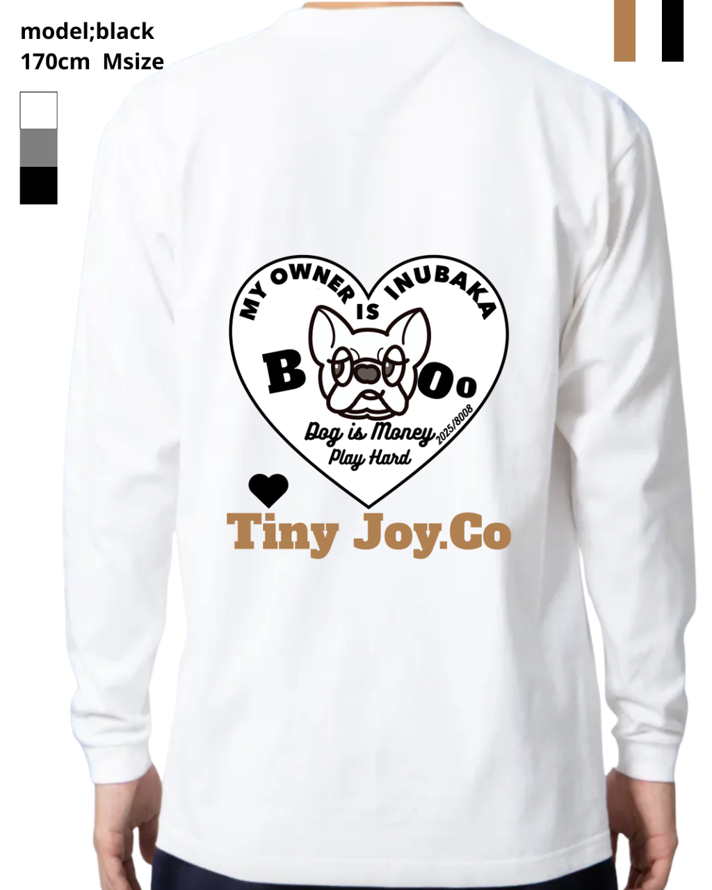 back♡ver./MY PETオリジナルを作るLong/T-SHIRT(ユニセックス)