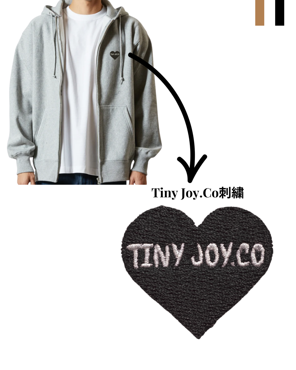 back♡ver./MY PETオリジナルを作るZIP-UP SWEAT HOODIE(ユニセックス)