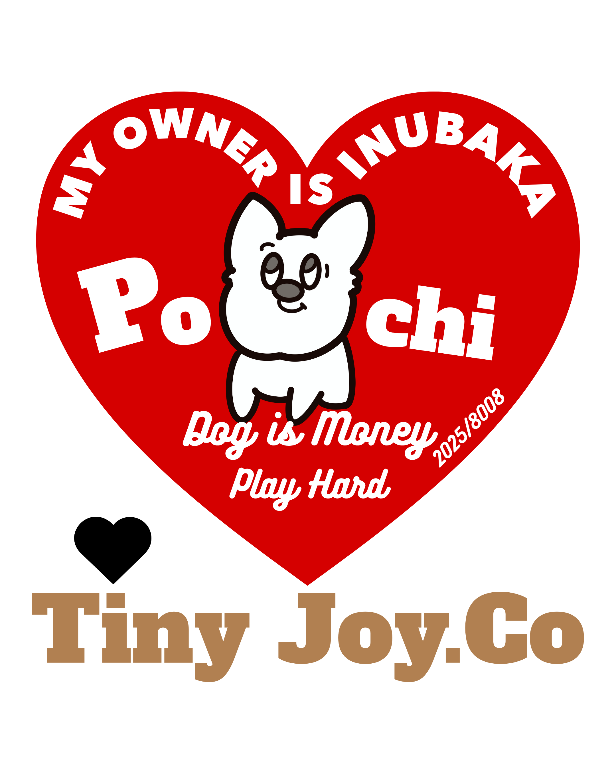 back♡ver./MY PETオリジナルを作るDAILY T-SHIRT(ユニセックス)