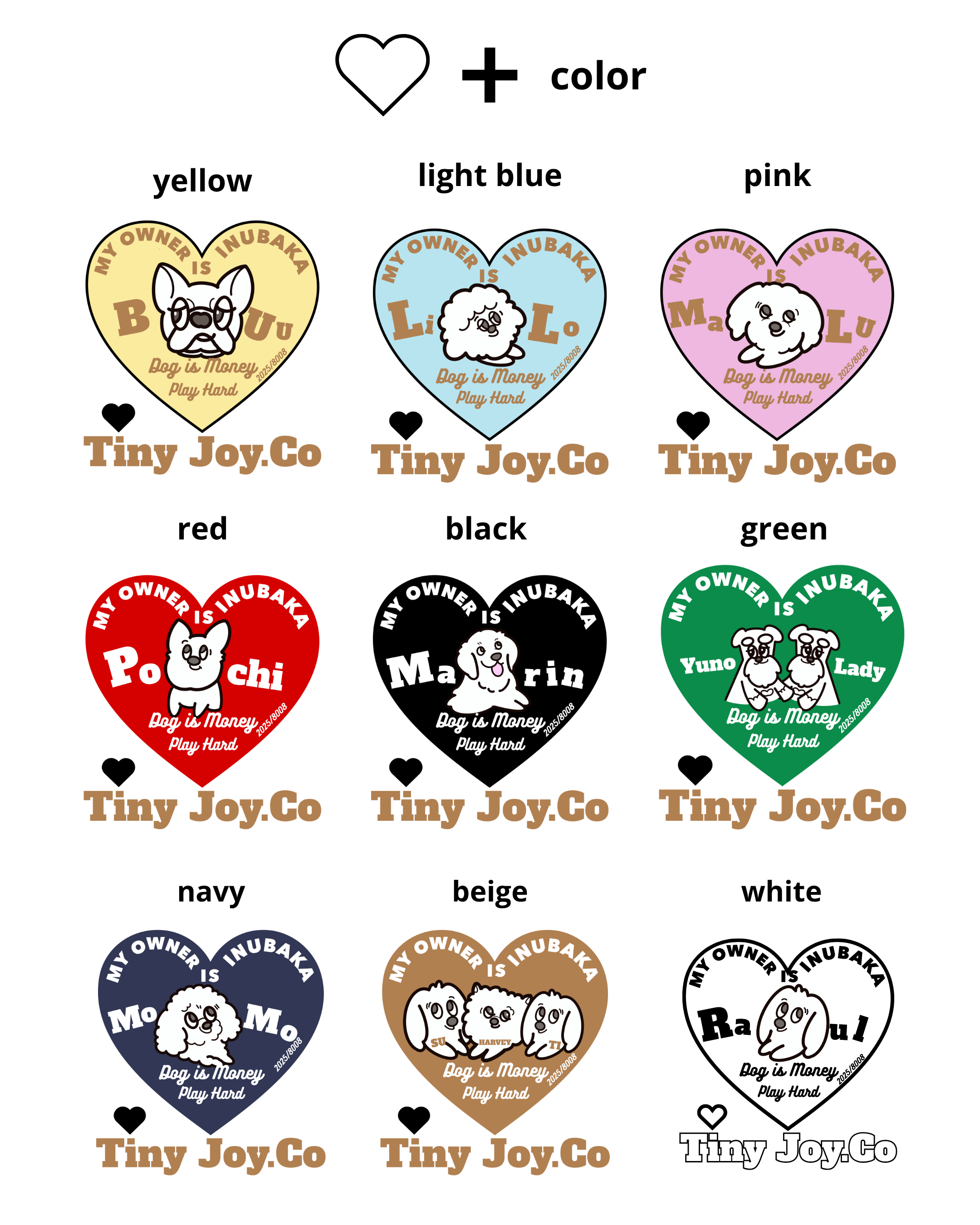 back♡ver./MY PETオリジナルを作るDAILY T-SHIRT(ユニセックス)