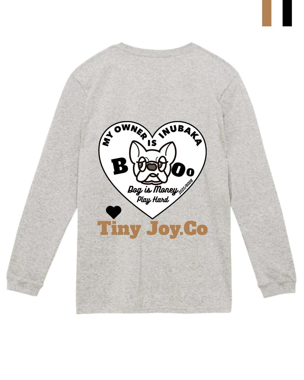 back♡ver./MY PETオリジナルを作るLong/T-SHIRT(ユニセックス)