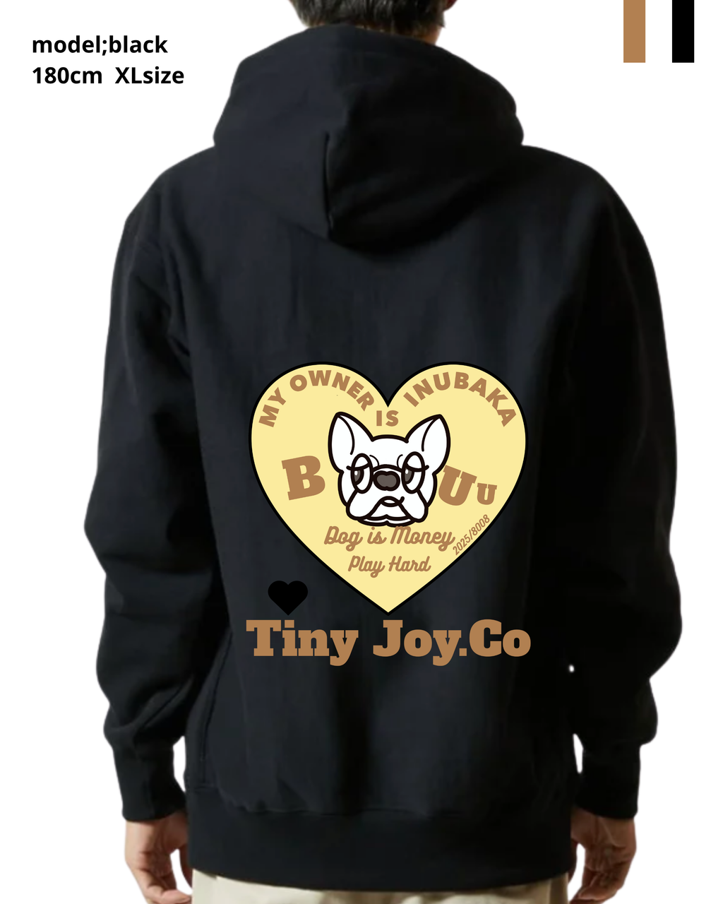 back♡ver./MY PETオリジナルを作るZIP-UP SWEAT HOODIE(ユニセックス)