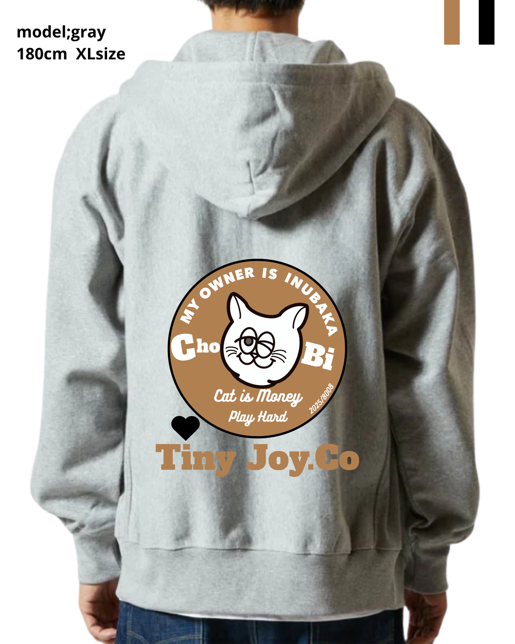 back○ver./MY PETオリジナルを作るZIP-UP SWEAT HOODIE(ユニセックス)