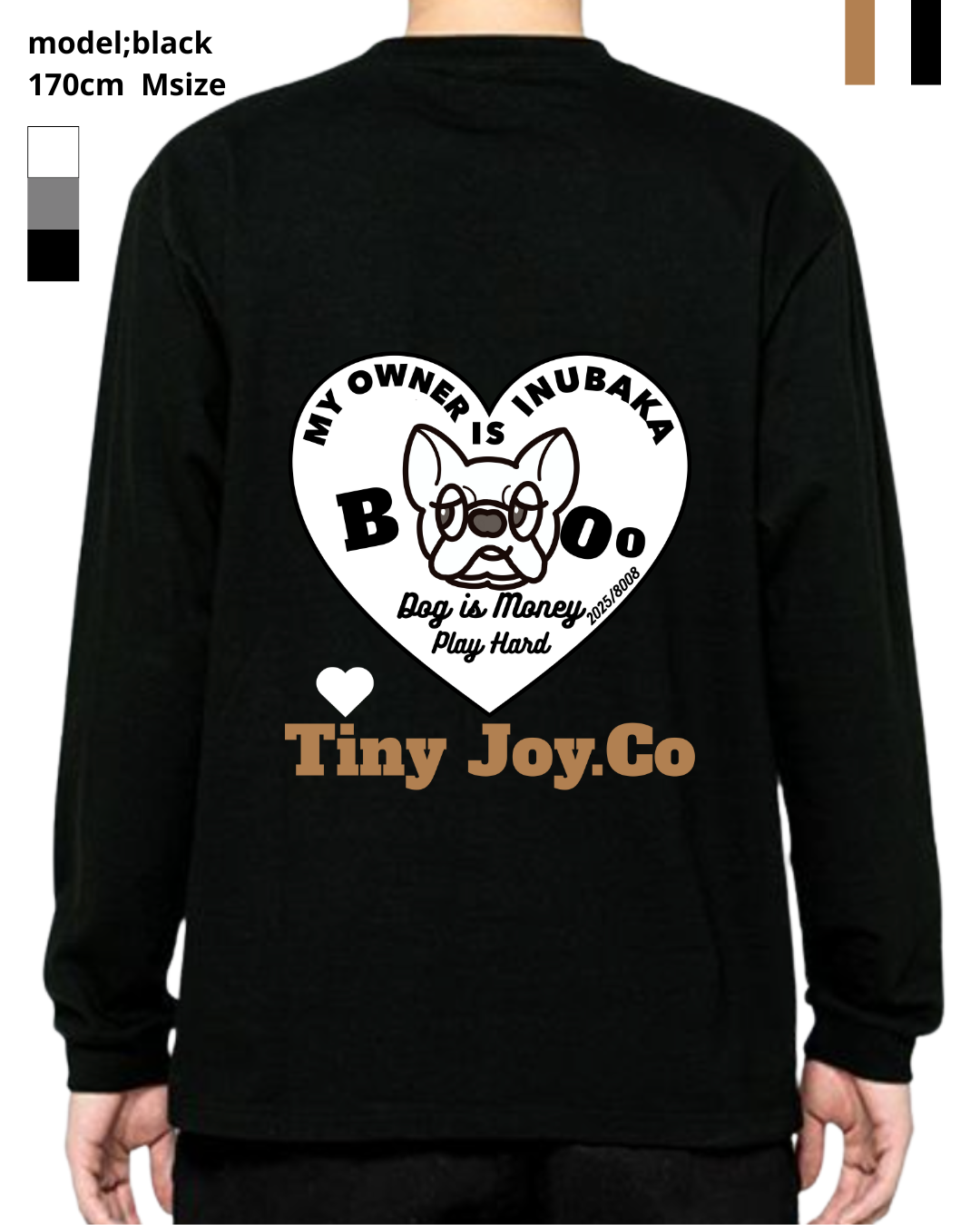 back♡ver./MY PETオリジナルを作るLong/T-SHIRT(ユニセックス)