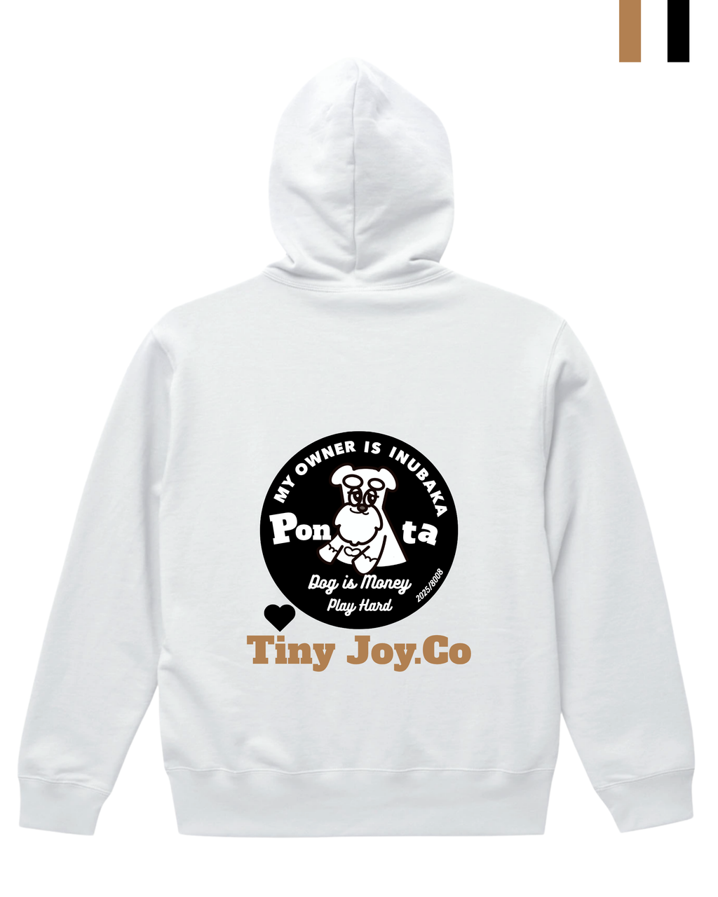 back○ver./MY PETオリジナルを作るZIP-UP SWEAT HOODIE(ユニセックス)