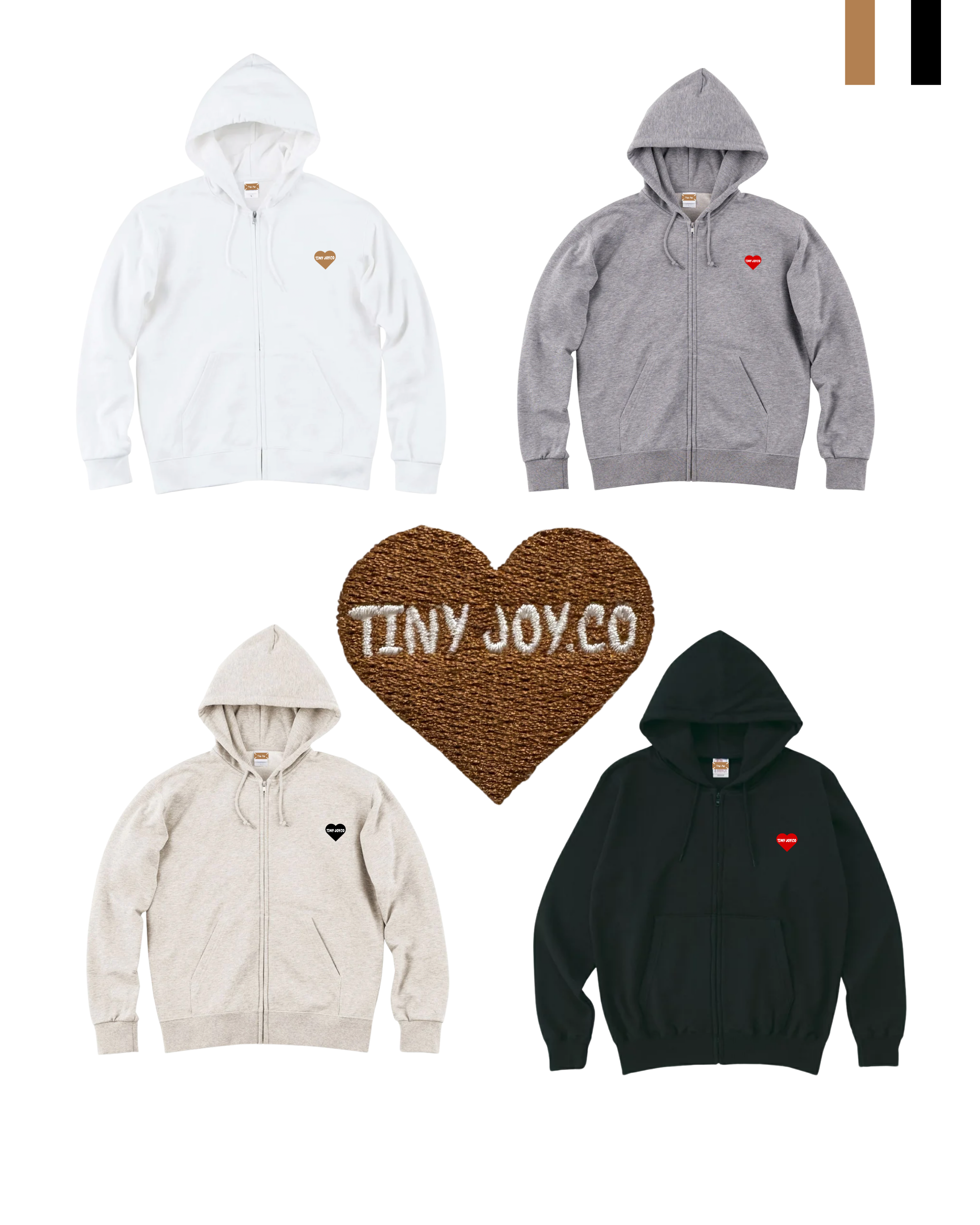 back♡ver./MY PETオリジナルを作るZIP-UP SWEAT HOODIE(ユニセックス)