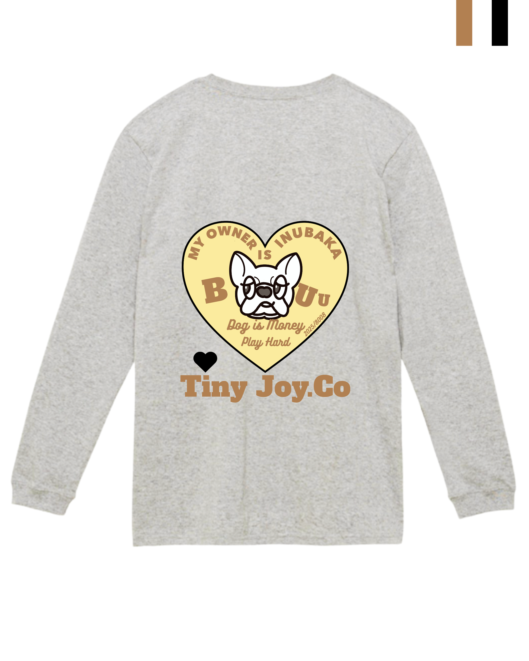 back♡ver./MY PETオリジナルを作るLong/T-SHIRT(ユニセックス)