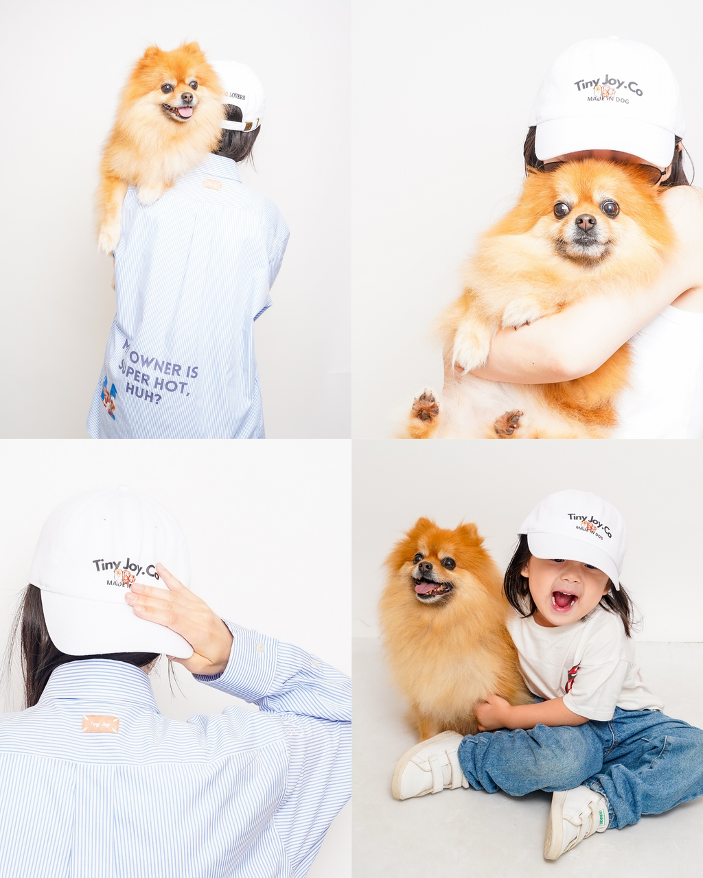 Order:ペットオリジナルキャップ/White