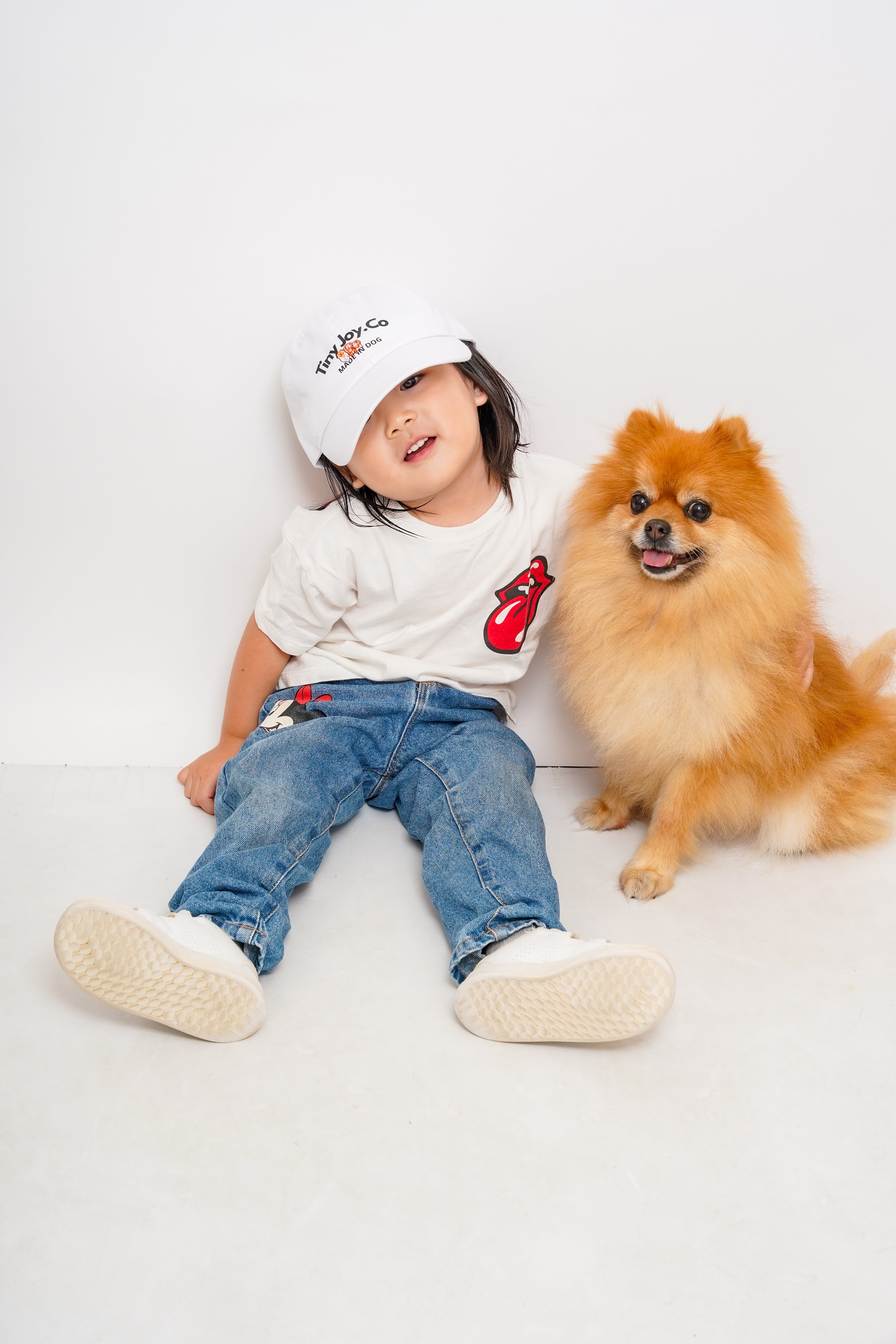 Myペットオリジナルキャップ〈white〉