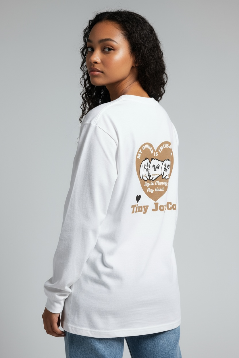 back♡ver./MY PETオリジナルを作るLong/T-SHIRT(ユニセックス)