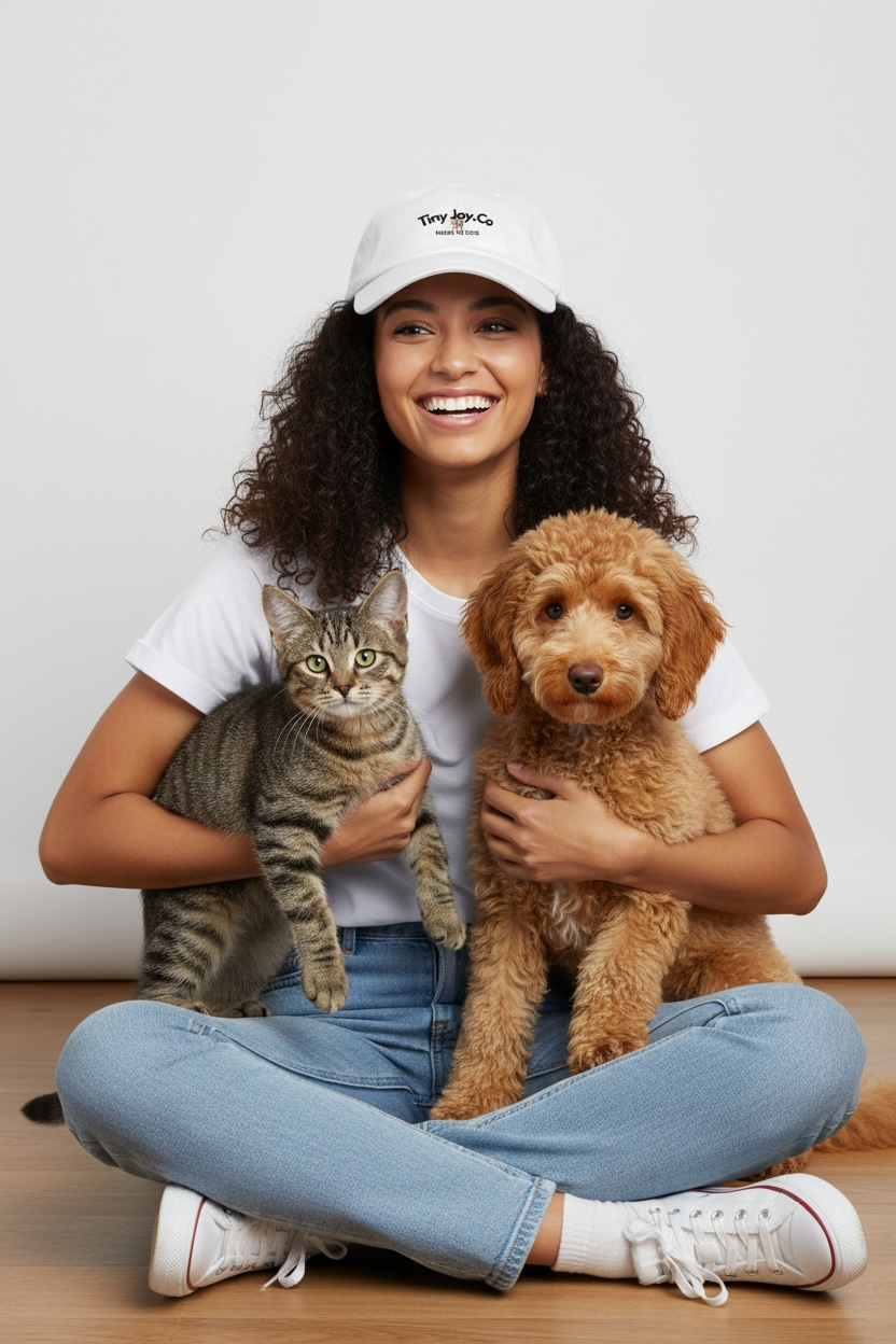 Myペットオリジナルキャップ〈white〉