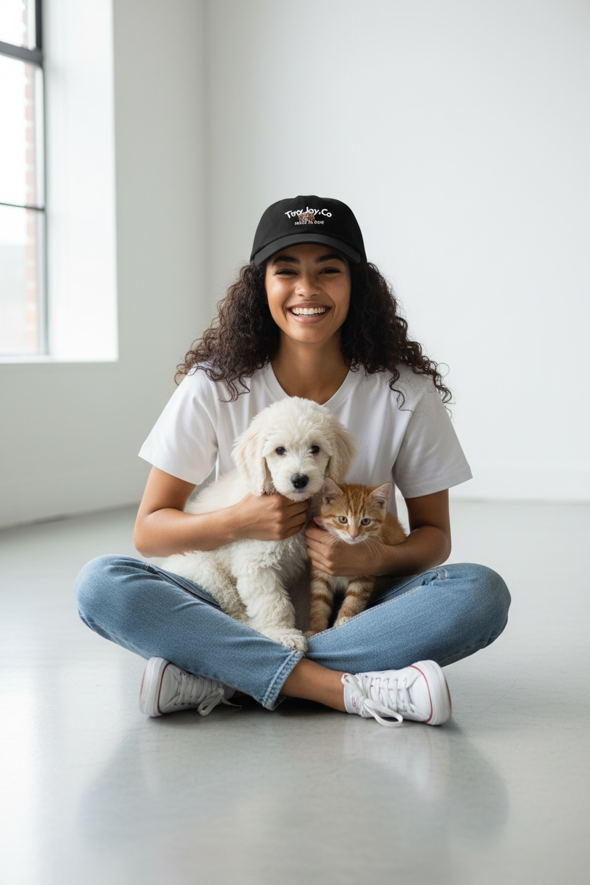 Myペットオリジナルキャップ〈Black〉