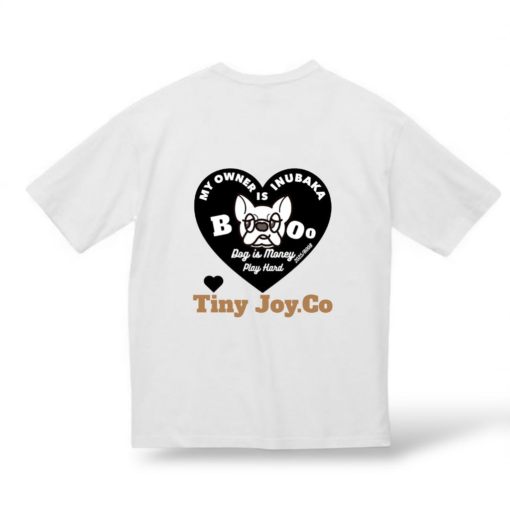 名入れ✖️ペットT-SHIRT(♡ハートデザイン)ユニセックスS~XXL