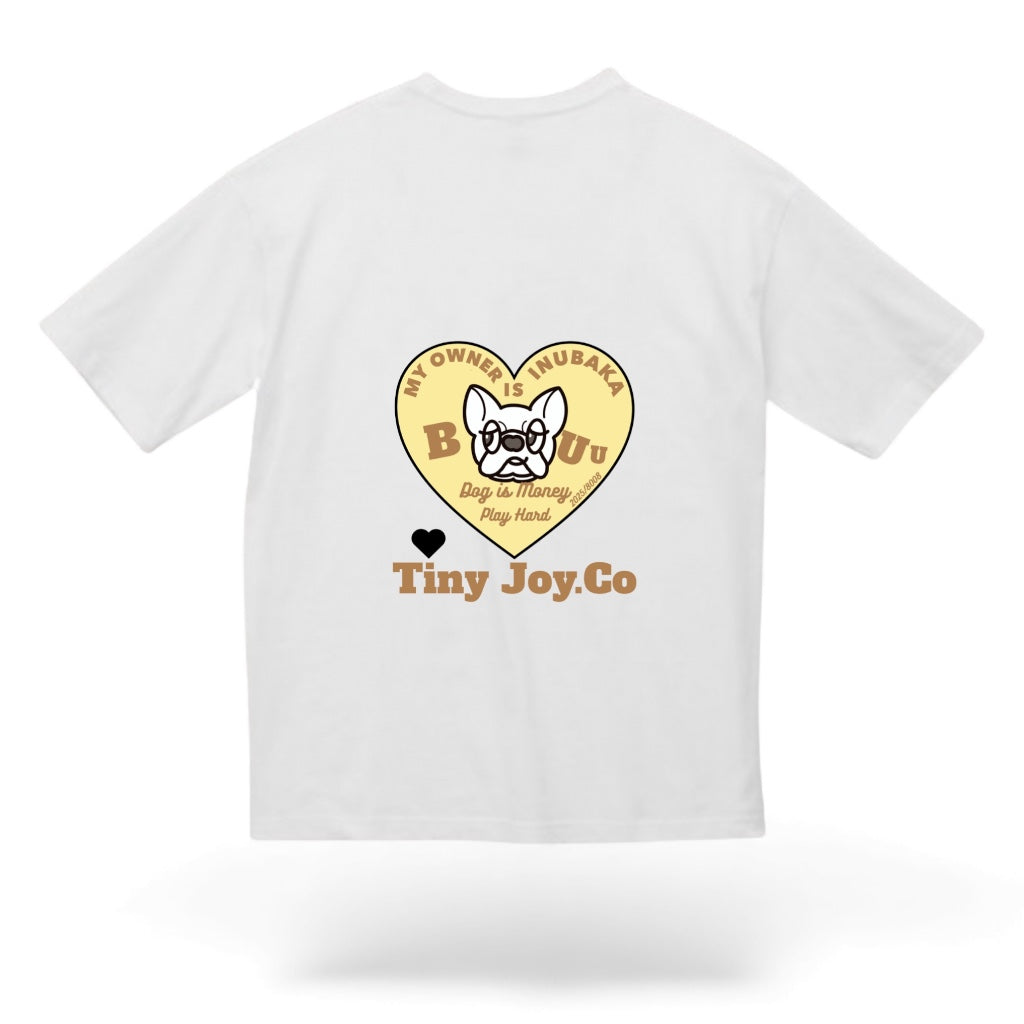 名入れ✖️ペットT-SHIRT(♡ハートデザイン)ユニセックスS~XXL