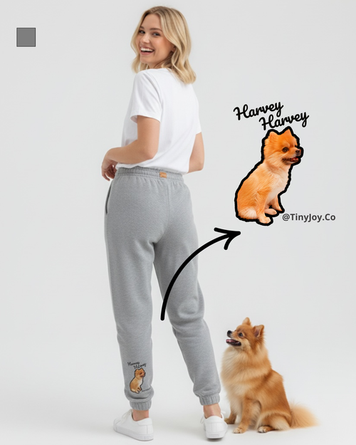 名入れ✖️ペットデザイン　スエットパンツ(アンクルデザイン)ユニセックスS~3XL